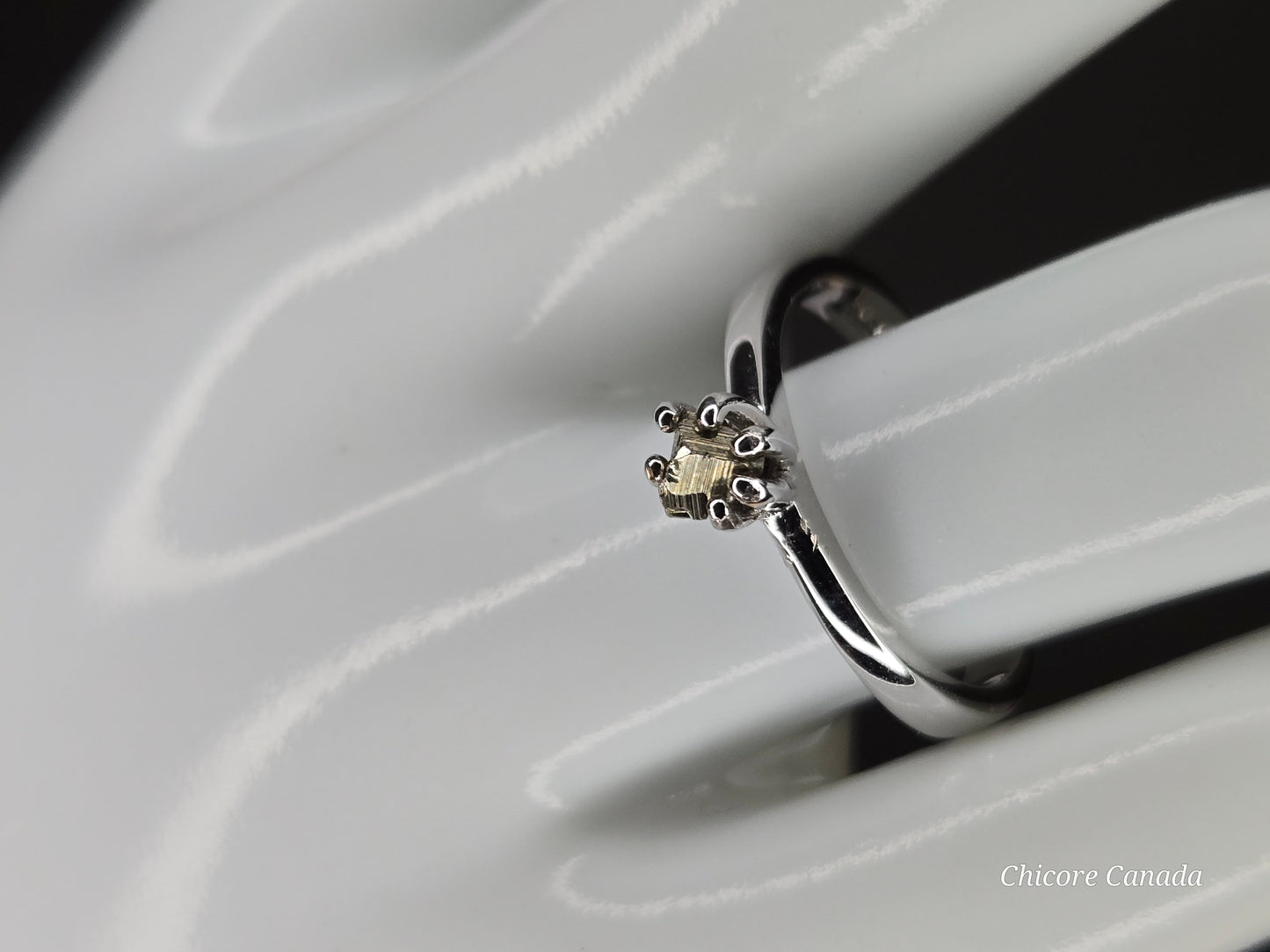 Elegant Touch – Dainty Handmade 925 Sterling Silver Adjustable Ring