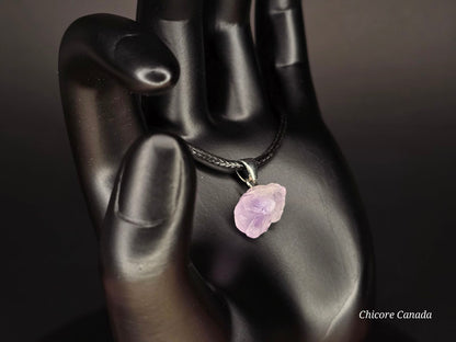 Collier délicat en améthyste