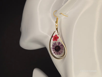 Handmade Luxurious Resin Drop Earrings: Timeless Elegance Redefined