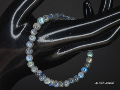 Lunar Elegance: Handmade Delicate Moonstone Bracelet
