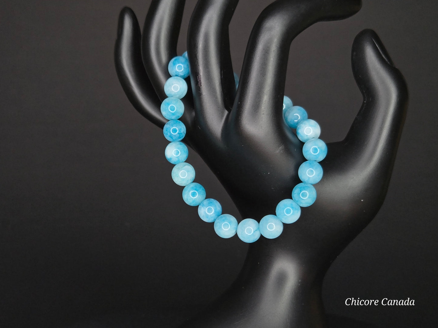 Serenity by the Sea: Handmade Natural Larimar Bracelet