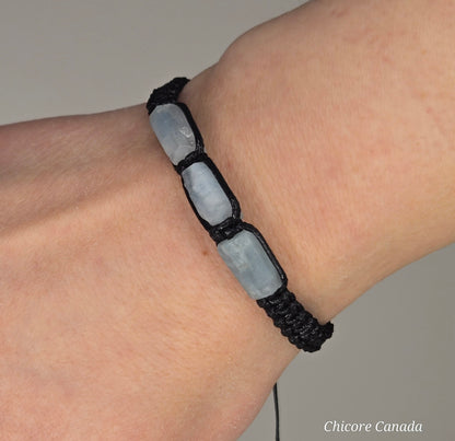 Aquamarine Bracelet for Him - Calm Confidence & Clarity in Every Stone