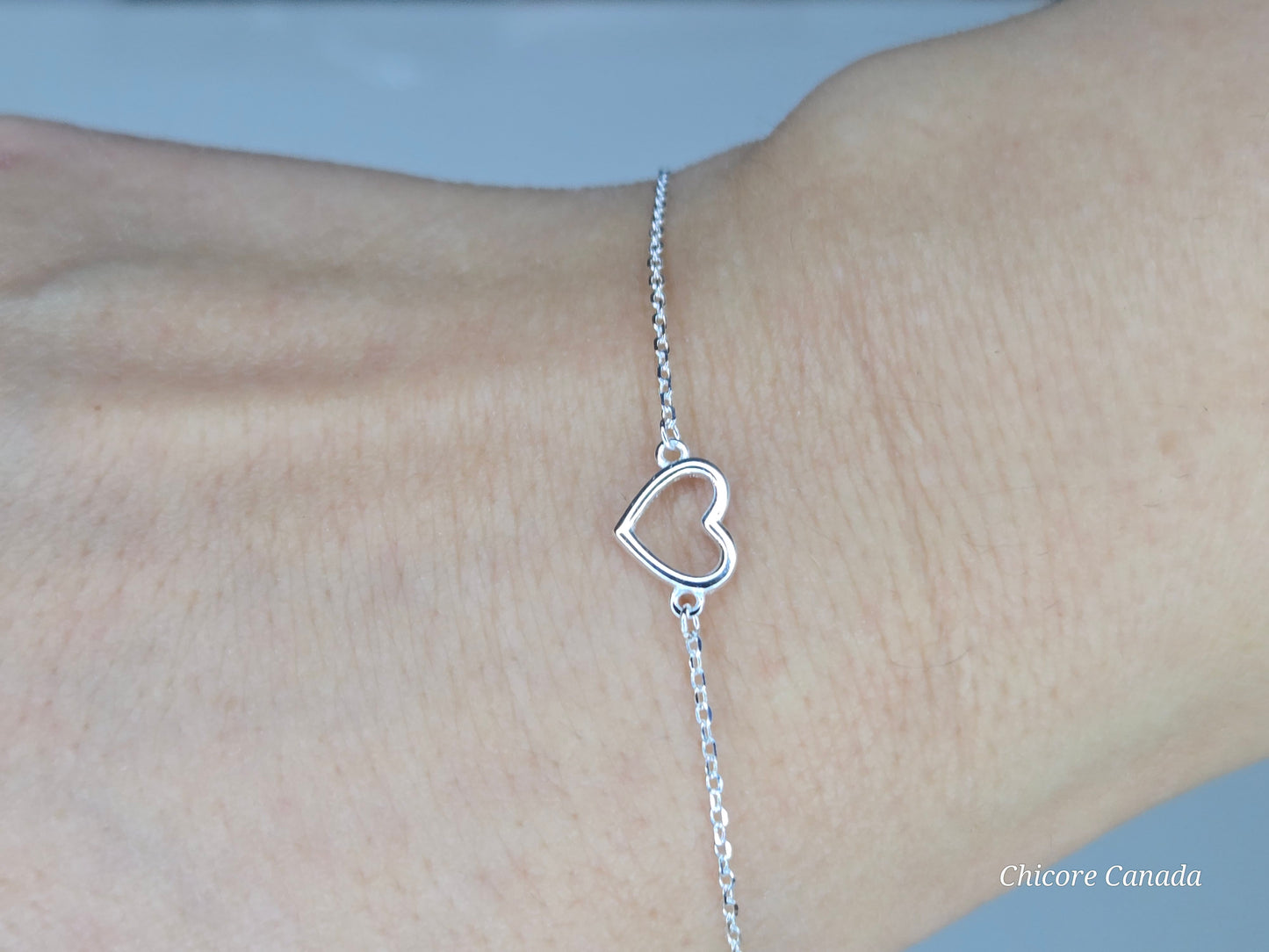 Sweet Heart – 925 Sterling Silver Charm Bracelet